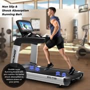 Sparnod Fitness Stc-7100 (7.0 Hp Ac Motor) Commercial Treadmill (free Installation Service) - Heavy Duty Professional Grade Machine For Gym Use