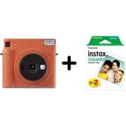 Fujifilm INSTAX SQUARE SQ1 Instant Film Camera Terracotta Orange + 20 Sheets