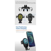 Maxguard Veloce-Series Wireless Charging Car Holder Black