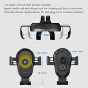 Maxguard Veloce-Series Wireless Charging Car Holder Black