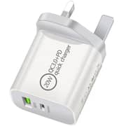 Maxguard Dual Port Wall Charger White