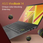 Asus Laptop - 11th Gen Core i5 2.4GHz 8GB 512GB 2GB Win10 14inch FHD Black English/Arabic Keyboard K413EQ EB349T (2021) Middle East Version