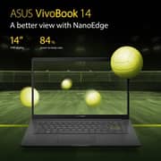 Asus Laptop - 11th Gen Core i5 2.4GHz 8GB 512GB 2GB Win10 14inch FHD Black English/Arabic Keyboard K413EQ EB349T (2021) Middle East Version