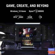 ASUS ROG Zephyrus G15 (2021) Gaming Laptop - AMD Ryzen 9-5900HS / 15.6inch WQHD / 32GB RAM / 1TB SSD / 6GB NVIDIA GeForce RTX 3060 Graphics / Windows 10 Home / English & Arabic Keyboard / Grey / Middle East Version - [GA503QM-HQ174T]