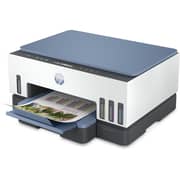 HP Smart Tank 725 All-in-One Printer wireless, Print, Scan, Copy, Auto Duplex Printing, Print up to 18000 black or 8000 color pages, White/Blue  [28B51A]