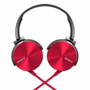 Sony MDRXB450AP/R Extra Bass Wired Over Ear Headphone Red
