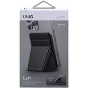 Uniq Magnetic Snap-On Card Holder Black