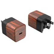 Energizer 20W Wall Charger Walnut Burl