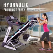 Sparnod Fitness Treadmill Stc-5250 (5 Hp Ac Motor) Semi-commercial Treadmill (free Installation Service) - Automatic Motorized Walking & Running Machine With Auto Incline