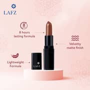Lafz Transfer-Proof Velvet Matte Lipstick Warm Cocoa