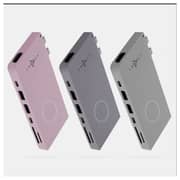 Trooss USB-C Hub for MacBook with wireless charger - Pink