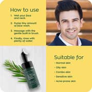 Zayn & Myza Tea Tree and Salicylic Acid Foaming Face Wash for Men