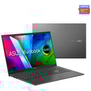 ASUS VivoBook 15 OLED (2020) Laptop - 11th Gen / Intel Core i5-1135G7 / 15.6inch FHD OLED / 8GB RAM / 512GB SSD / 2GB ‎NVIDIA GeForce MX350 Graphics / Windows 11 Home / English & Arabic Keyboard / Black / Middle East Version - [K513EQ-OLED1B5T]