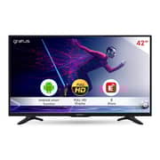 Gratus 42 Inch Fhd Led Smart Tv With Built In Receiver, Android Smart 9.0, Color Box, A+ Panel, Wifi, E-share, You Tube, Shahid, Facebook, Netflix, Amazon Prime Gasled42acdfhd