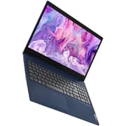 لاب توب لينوفو IdeaPad 3 15IML05 81WB004LED - Core i3 2.10 جيجاهرتز 4 جيجابايت 1 تيرابايت 2 جيجابايت DOS FHD 15.6 بوصة أبيس أزرق لوحة مفاتيح باللغتين الإنجليزية والعربية