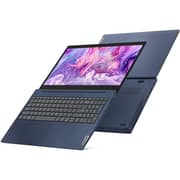 لاب توب لينوفو IdeaPad 3 15IML05 81WB004LED - Core i3 2.10 جيجاهرتز 4 جيجابايت 1 تيرابايت 2 جيجابايت DOS FHD 15.6 بوصة أبيس أزرق لوحة مفاتيح باللغتين الإنجليزية والعربية