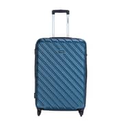 Stargold Set Of 4 Hardside Spinner Abs Trolley Luggage With Number Lock, Indigo Blue - 20, 24, 28, 32 Inches
