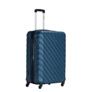 Stargold Set Of 4 Hardside Spinner Abs Trolley Luggage With Number Lock, Indigo Blue - 20, 24, 28, 32 Inches