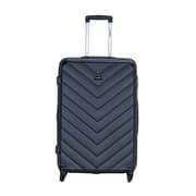 Stargold Set Of 4 Hardside Spinner Abs Trolley Luggage With Number Lock, Black- 20, 24, 28, 32 Inches