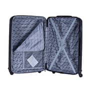 Stargold Set Of 4 Hardside Spinner Abs Trolley Luggage With Number Lock, Black- 20, 24, 28, 32 Inches