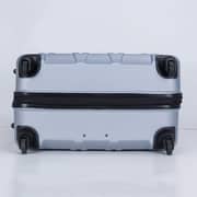 Stargold Set Of 4 Hardside Spinner Abs Trolley Luggage With Number Lock, Silver - 20, 24, 28, 32 Inches