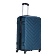Stargold Set Of 4 Hardside Spinner Abs Trolley Luggage With Number Lock, Indigo Blue - 20, 24, 28, 32 Inches