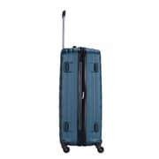 Stargold Set Of 4 Hardside Spinner Abs Trolley Luggage With Number Lock, Indigo Blue - 20, 24, 28, 32 Inches