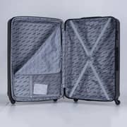 Stargold Set Of 4 Hardside Spinner Abs Trolley Luggage With Number Lock, Charcoal - 20, 24, 28, 32 Inches