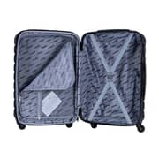 Stargold Set Of 4 Hardside Spinner Abs Trolley Luggage With Number Lock, Black- 20, 24, 28, 32 Inches - Black