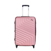 Stargold Set Of 4 Hardside Spinner Abs Trolley Luggage With Number Lock, Rose Pink - 20, 24, 28, 32 Inches