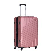 Stargold Set Of 4 Hardside Spinner Abs Trolley Luggage With Number Lock, Rose Pink - 20, 24, 28, 32 Inches