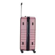 Stargold Set Of 4 Hardside Spinner Abs Trolley Luggage With Number Lock, Rose Pink - 20, 24, 28, 32 Inches