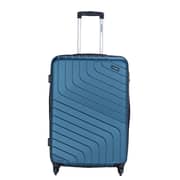 Stargold Set Of 4 Hardside Spinner Abs Trolley Luggage With Number Lock, Indigo Blue - 20, 24, 28, 32 Inches