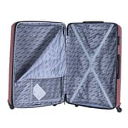 Stargold Set Of 4 Hardside Spinner Abs Trolley Luggage With Number Lock, Rose Pink - 20, 24, 28, 32 Inches