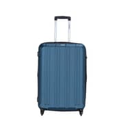 Stargold Set Of 4 Hardside Spinner Abs Trolley Luggage With Number Lock, Indigo Blue - 20, 24, 28, 32 Inches