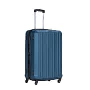 Stargold Set Of 4 Hardside Spinner Abs Trolley Luggage With Number Lock, Indigo Blue - 20, 24, 28, 32 Inches