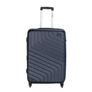 Stargold Set Of 4 Hardside Spinner Abs Trolley Luggage With Number Lock, Black- 20, 24, 28, 32 Inches - Black