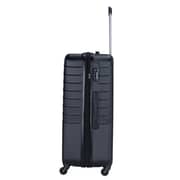 Stargold Set Of 4 Hardside Spinner Abs Trolley Luggage With Number Lock, Black- 20, 24, 28, 32 Inches - Black