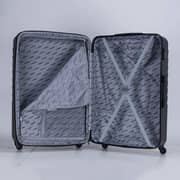 Stargold Set Of 4 Hardside Spinner Abs Trolley Luggage With Number Lock, Charcoal - 20, 24, 28, 32 Inches