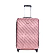 Stargold Set Of 4 Hardside Spinner Abs Trolley Luggage With Number Lock, Rose Pink - 20, 24, 28, 32 Inches