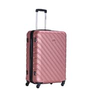 Stargold Set Of 4 Hardside Spinner Abs Trolley Luggage With Number Lock, Rose Pink - 20, 24, 28, 32 Inches