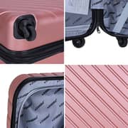 Stargold Set Of 4 Hardside Spinner Abs Trolley Luggage With Number Lock, Rose Pink - 20, 24, 28, 32 Inches