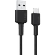 Aukey Nylon Braided USB-C Cable 0.9m Black