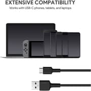 Aukey Nylon Braided USB-C Cable 0.9m Black