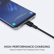Aukey Nylon Braided USB-C Cable 0.9m Black