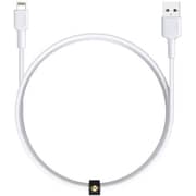 Aukey Nylon Braided Lightning Cable 0.9m White