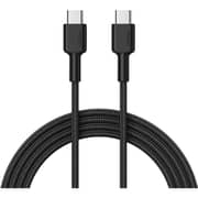 Aukey Nylon Braided USB-C Cable 0.9m Black