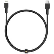 Aukey Nylon Braided USB-C To Lightning Cable 0.9m Black
