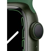 Apple Watch Series 7 Gps, 41mm Green Aluminum Case With Clover Sport Band MKN03LL/A