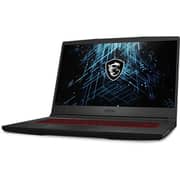 MSI GF63 Thin (2021) Gaming Laptop - 11th Gen / Intel Core i7-11800H / 15.6inch FHD / 16GB RAM / 512GB SSD / 4GB NVIDIA GeForce RTX 3050Ti Graphics / Windows 10 Home / English & Arabic Keyboard / Black / Middle East Version - [GF63 THIN 11UD]